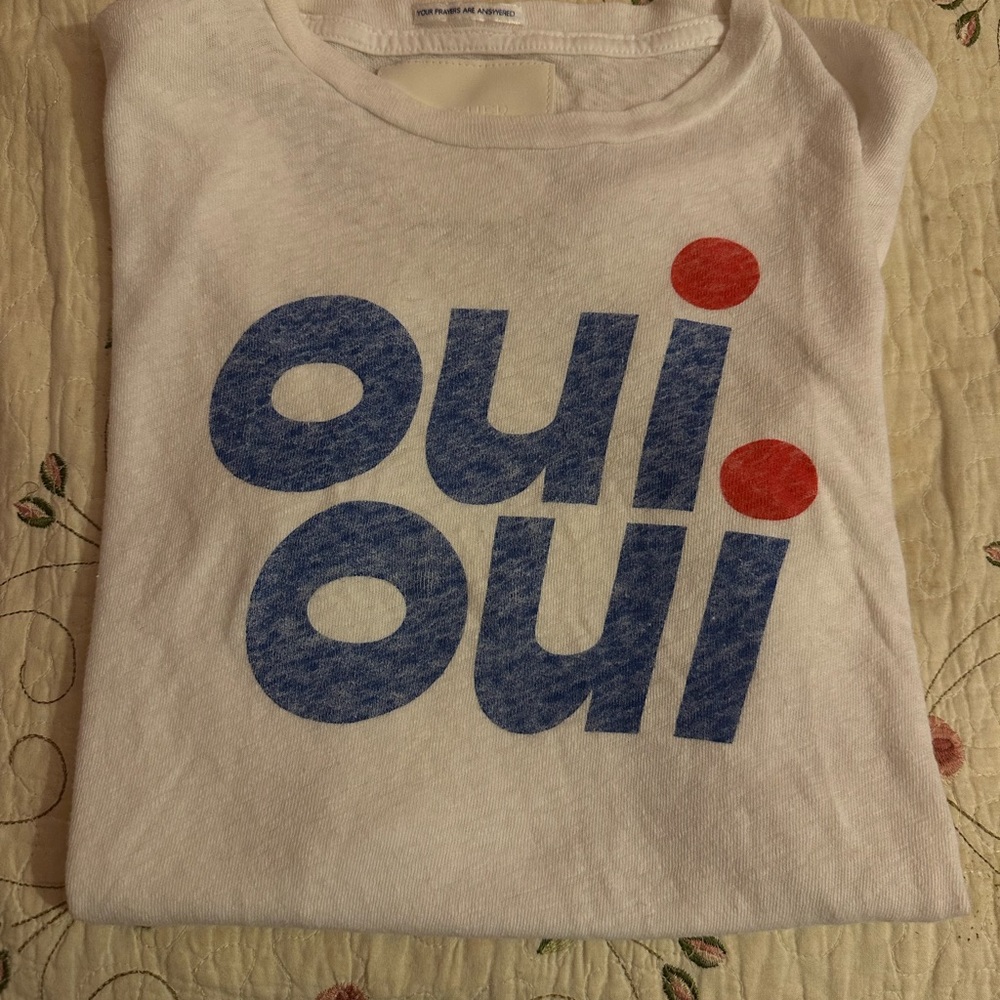 MOTHER graphic oui oui tee